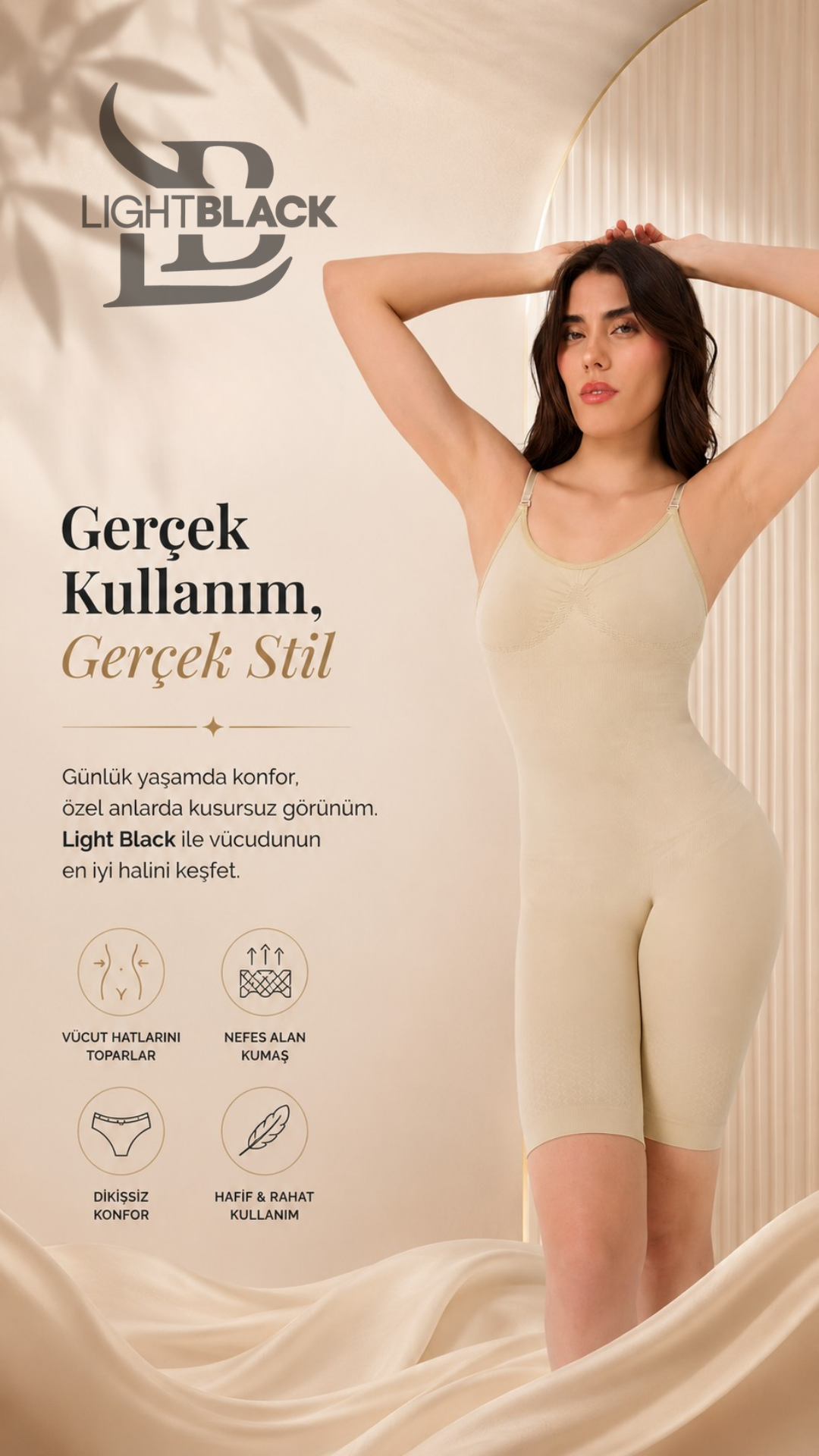 Paçalı Body Korse